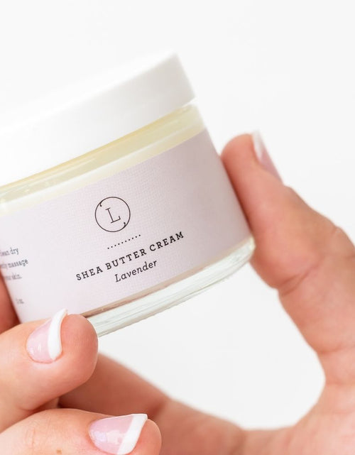 Load image into Gallery viewer, Lavender Shea Butter Body Cream by Lizush
