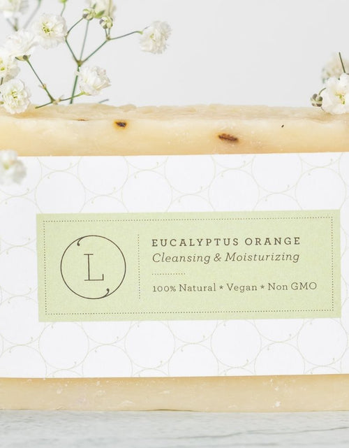 Load image into Gallery viewer, Eucalyptus Natural Handmade Soap Bar, Fresh Cold Process Soap by Lizush
