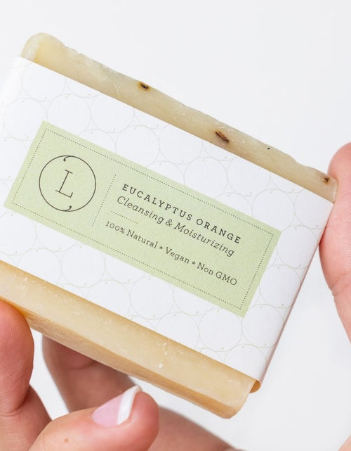 Load image into Gallery viewer, Eucalyptus Natural Handmade Soap Bar, Fresh Cold Process Soap by Lizush
