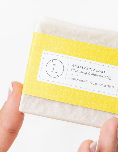 Load image into Gallery viewer, Natural Handmade Soap Bar, Pink Grapefruit Soap by Lizush
