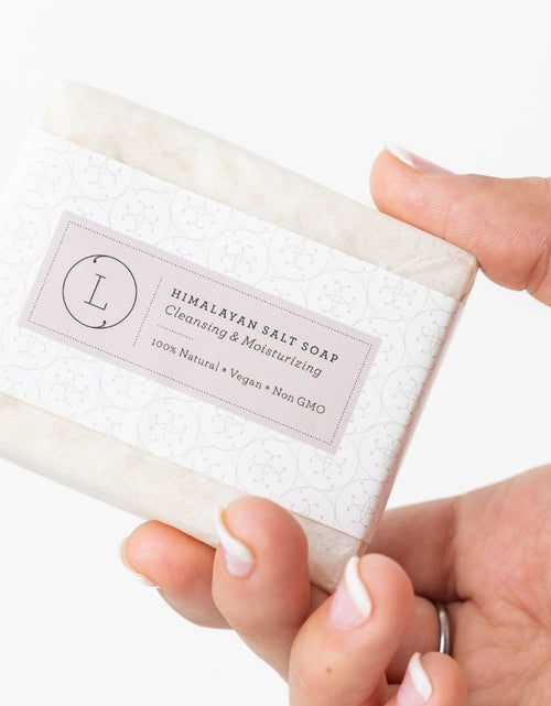Load image into Gallery viewer, Himalayan Salt Soap Bar, Natural Unscented Soap, Vegan Handmade Soap by Lizush
