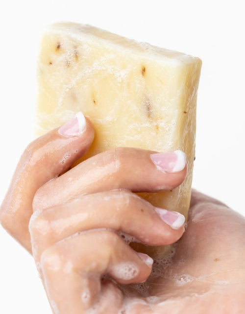 Load image into Gallery viewer, Natural Handmade Soap Bar, Orange Ylang Ylang Soap by Lizush
