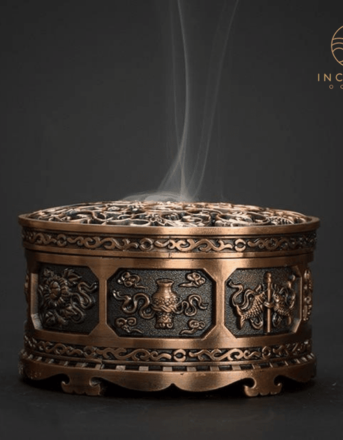 Load image into Gallery viewer, Nepalese Classic Metal Incense Holder by incenseocean
