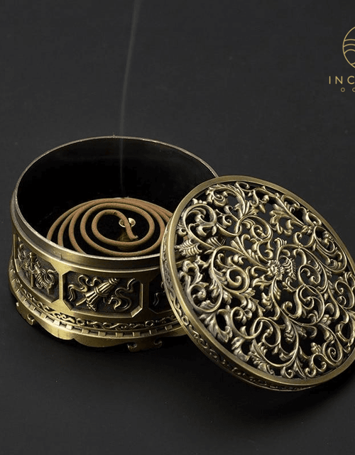 Load image into Gallery viewer, Nepalese Classic Metal Incense Holder by incenseocean
