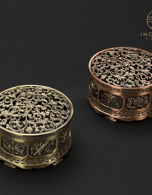 Load image into Gallery viewer, Nepalese Classic Metal Incense Holder by incenseocean
