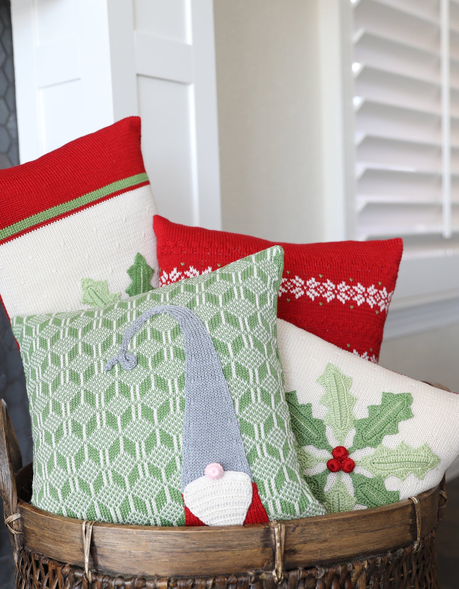 Gnome 12" Pillow by Melange Collection
