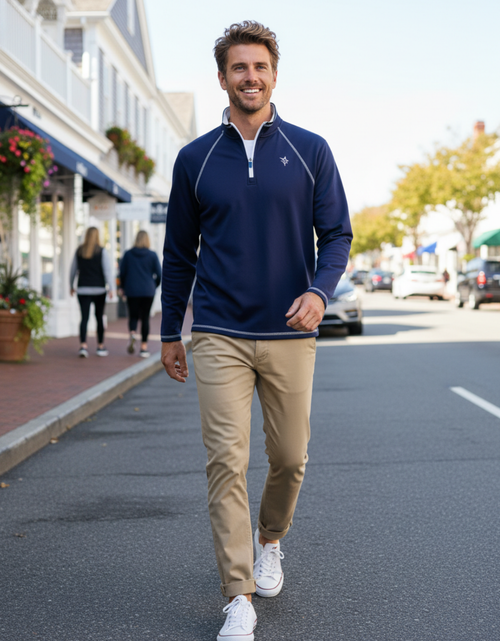 Load image into Gallery viewer, New Harbor Quarter Zip Effortless Comfort
