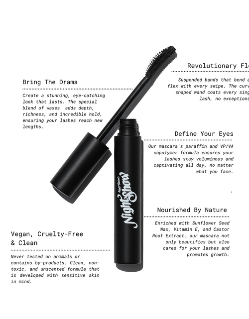 Load image into Gallery viewer, Night Show Volumizing Mascara by Half Caked
