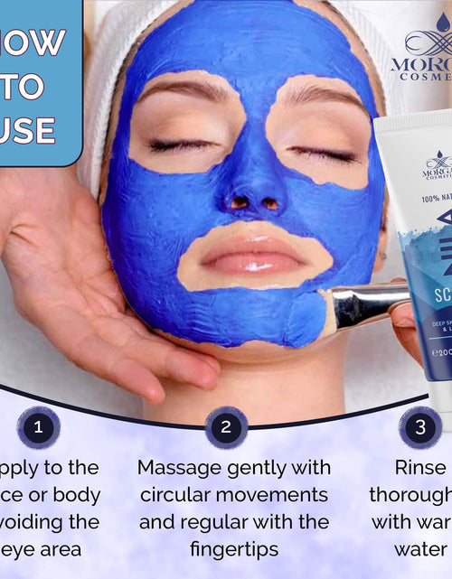 Load image into Gallery viewer, Blue Nila Scrub 100% Natural Deep Skin Cleanser &amp; Lightener 160 gram / 5.64 fl oz by Morgan Cosmetics
