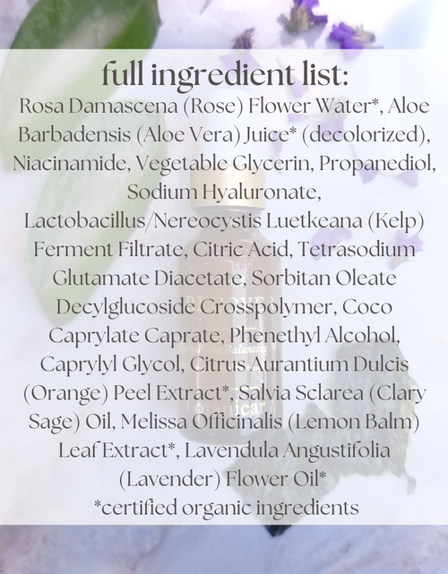 Load image into Gallery viewer, No. 5 RECOVER - HydroFlora Balancing Mist by Botanicary Skincare
