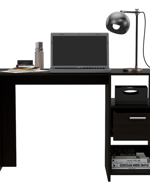 Load image into Gallery viewer, Arlington Writing Computer Desk, One Drawer, Two Shelves by FM FURNITURE
