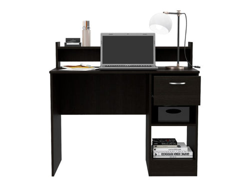 Load image into Gallery viewer, Charlotte Computer Desk, Two Shelves, One  Drawer by FM FURNITURE
