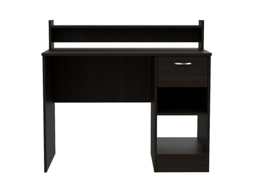 Load image into Gallery viewer, Charlotte Computer Desk, Two Shelves, One  Drawer by FM FURNITURE
