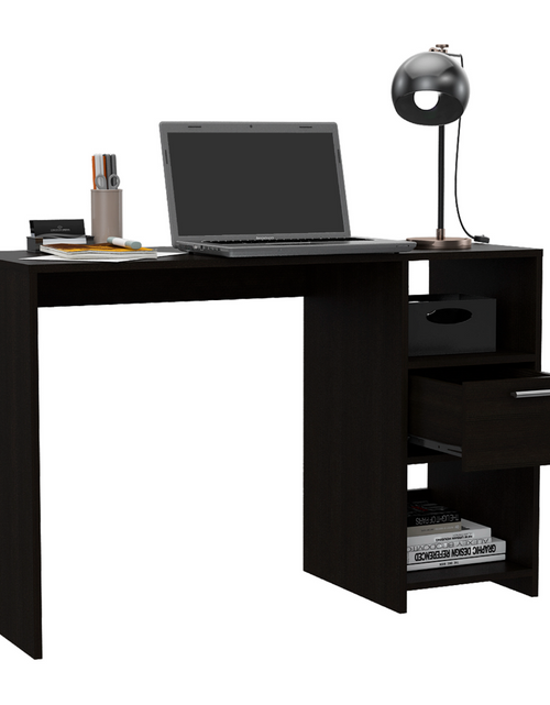 Load image into Gallery viewer, Arlington Writing Computer Desk, One Drawer, Two Shelves by FM FURNITURE
