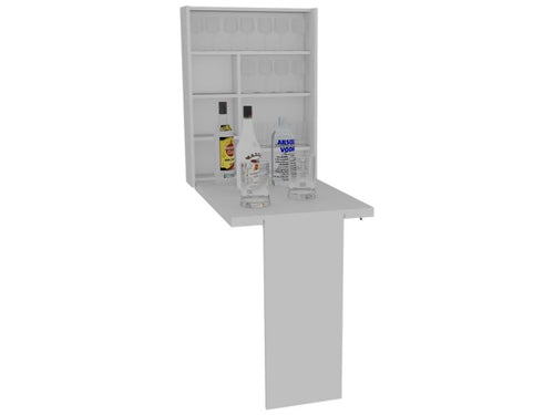 Load image into Gallery viewer, Dalton Foldable Desk, One Shelf With Divisions by FM FURNITURE
