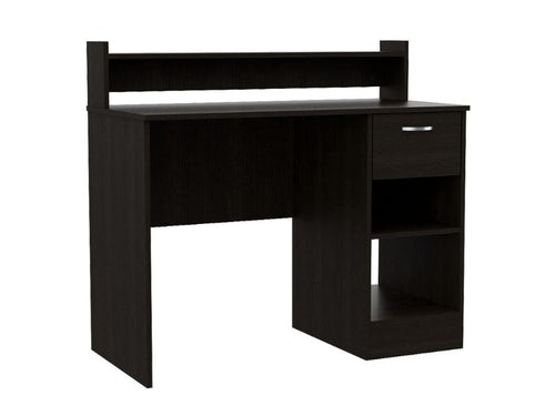 Load image into Gallery viewer, Charlotte Computer Desk, Two Shelves, One  Drawer by FM FURNITURE
