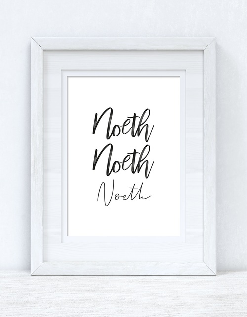 Load image into Gallery viewer, Noeth Naked Naked Naked Home Welsh Decor Wall Decor Print by WinsterCreations™ Official Store
