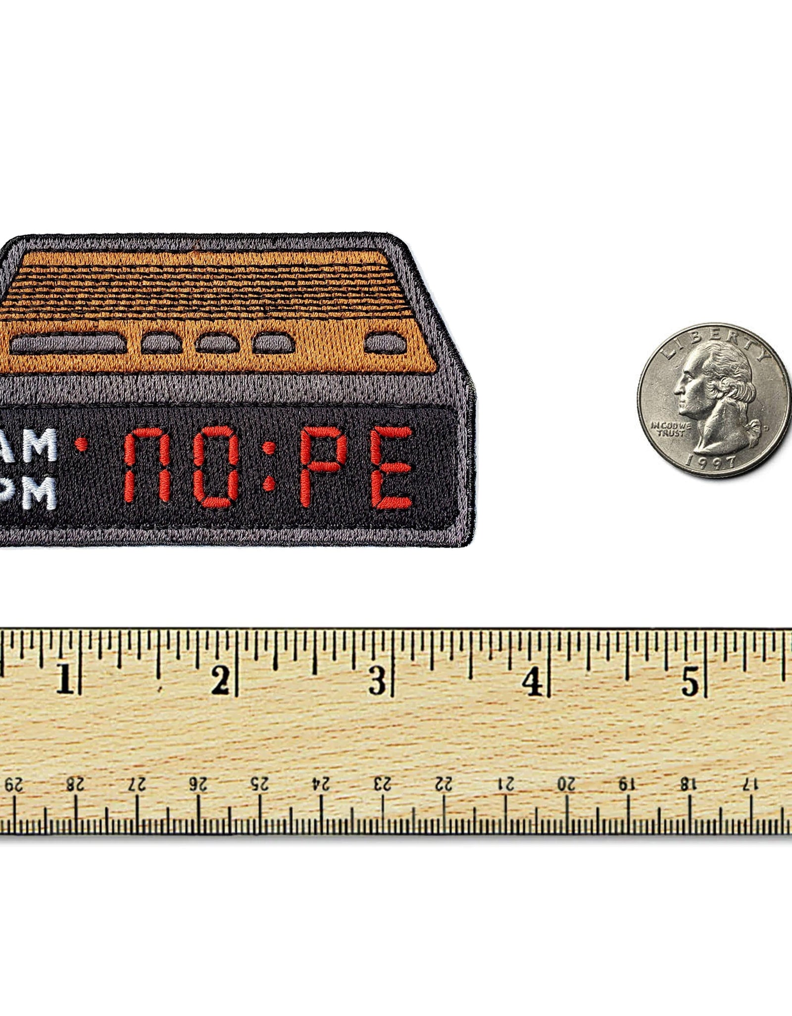 Nope Alarm Clock Patch by Kolorspun