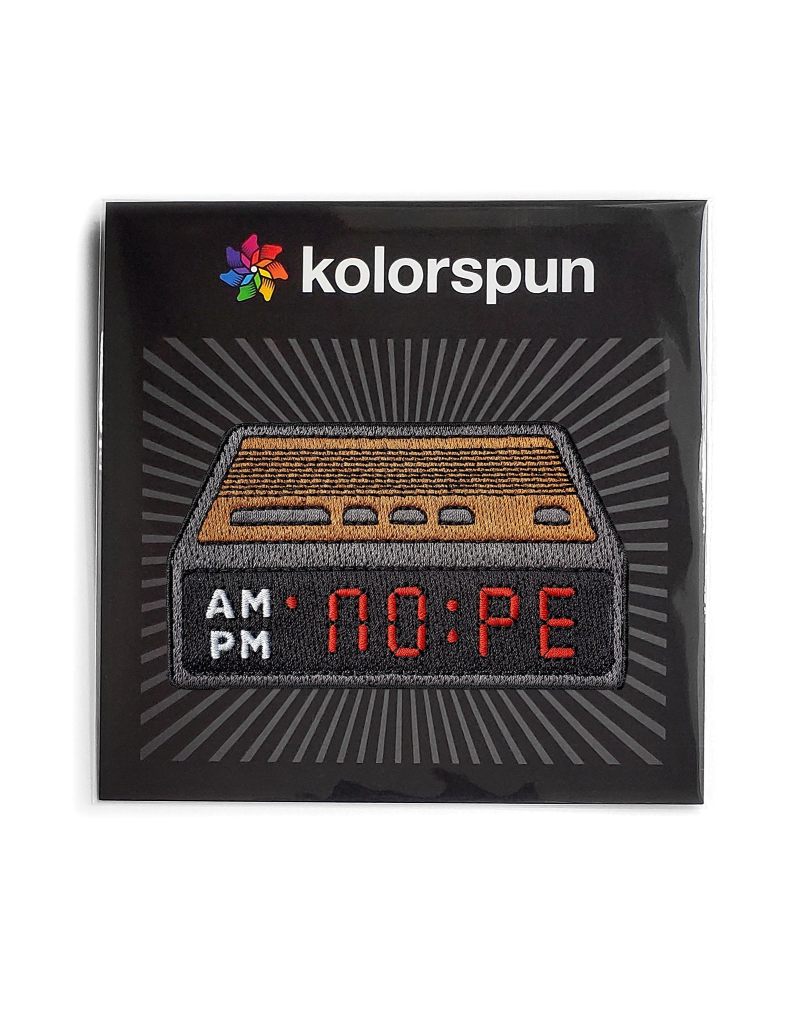 Nope Alarm Clock Patch by Kolorspun
