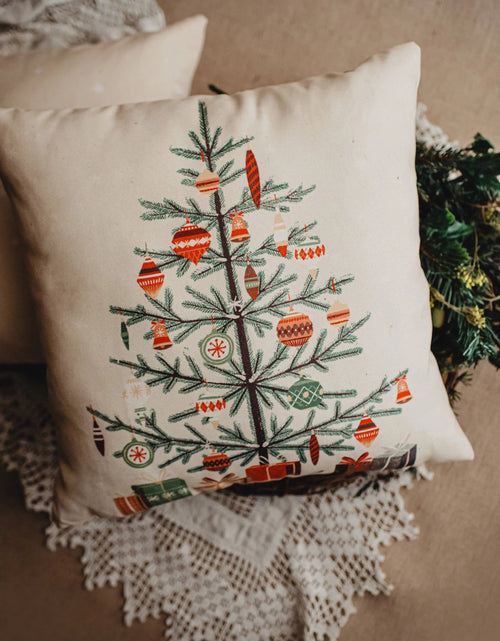 Load image into Gallery viewer, Nordic Pine Christmas Tree | Throw Pillow | Thank you Gift | Teacher Gift | New Home Gift | Grandma Gift | Mom Gift | Rustic Farmhouse Decor by UniikPillows
