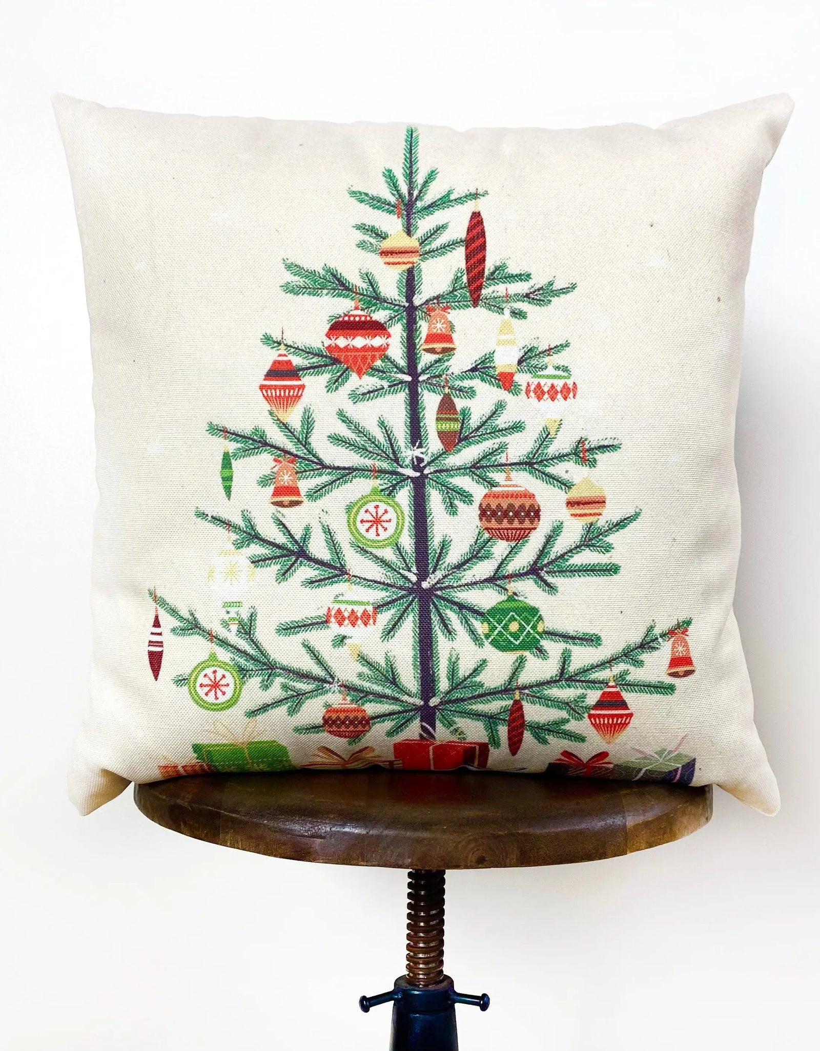 Nordic Pine Christmas Tree | Throw Pillow | Thank you Gift | Teacher Gift | New Home Gift | Grandma Gift | Mom Gift | Rustic Farmhouse Decor by UniikPillows