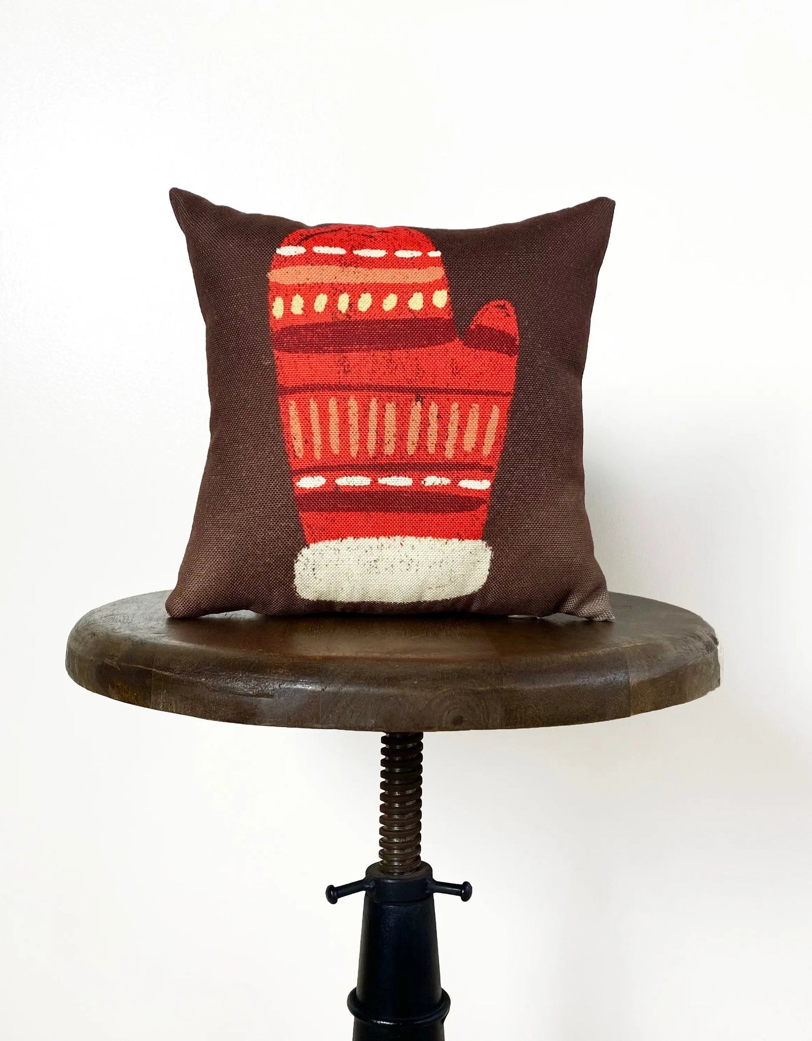 Nordic Sweater and Mitten Throw Pillow Cover | 10x10 | Christmas tree | Christmas Gifts | Room Decor | Mom Gift | Aaesthetic Room Decor by UniikPillows