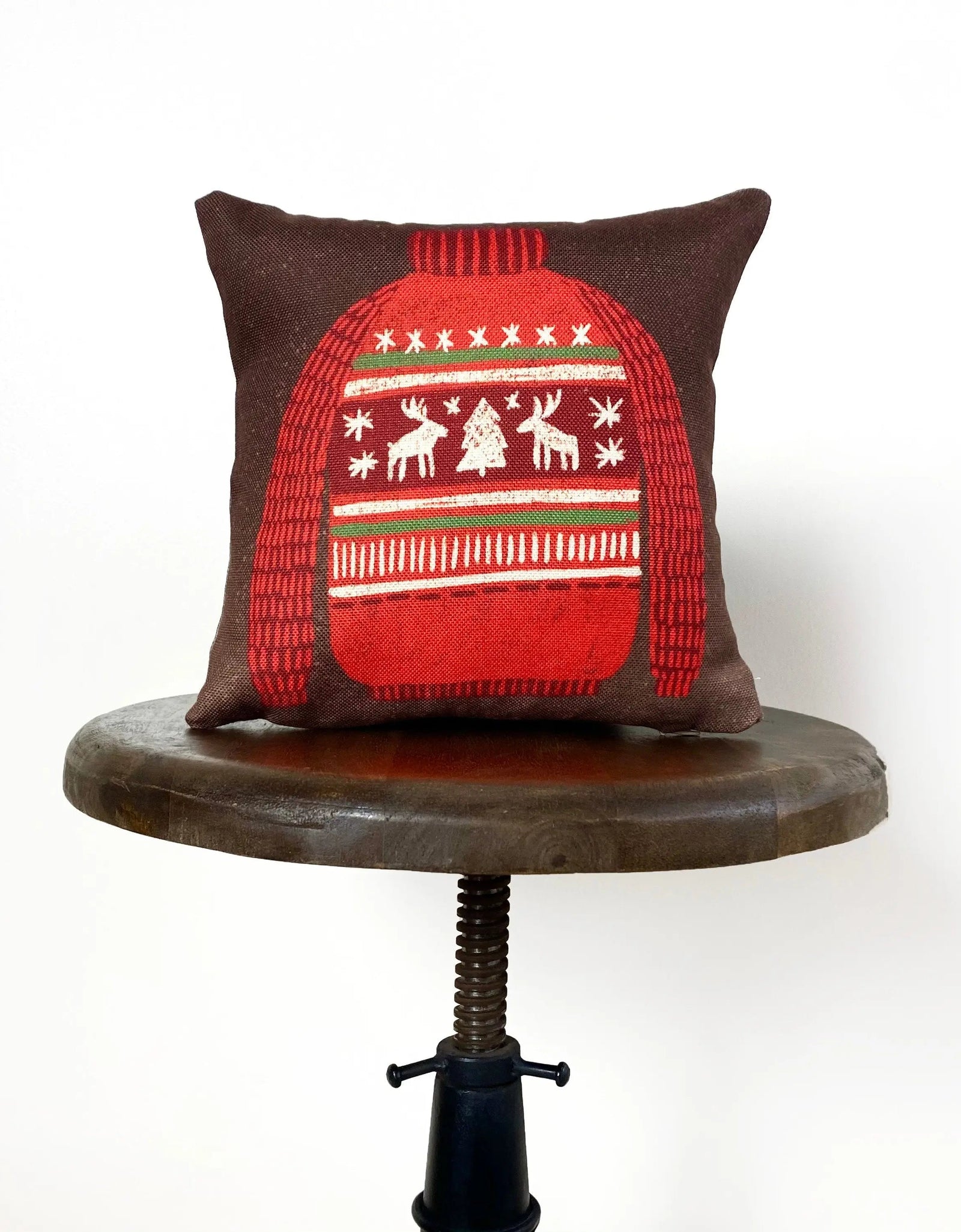 Nordic Sweater and Mitten Throw Pillow Cover | 10x10 | Christmas tree | Christmas Gifts | Room Decor | Mom Gift | Aaesthetic Room Decor by UniikPillows