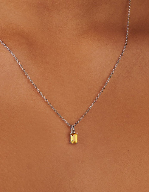 Load image into Gallery viewer, Citrine Silver Charm by Little Sky Stone
