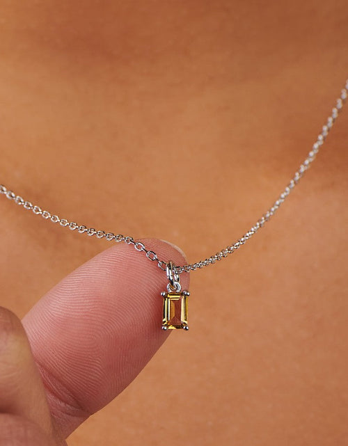 Load image into Gallery viewer, Citrine Silver Charm by Little Sky Stone
