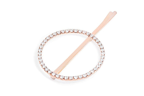 Load image into Gallery viewer, NuMe Open Circle Hair Pin - Rose Gold by NuMe
