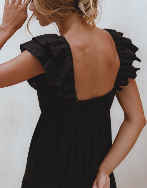 Load image into Gallery viewer, Nymph Bohemian Linen Maxi Dress by ELF
