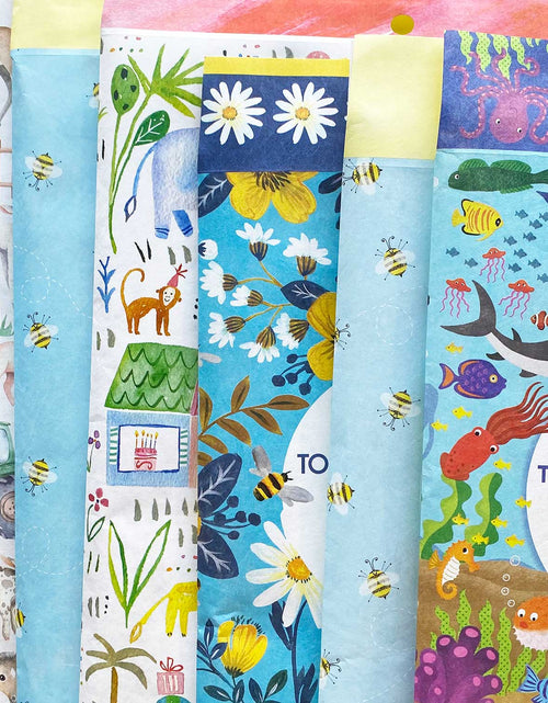 Load image into Gallery viewer, 12 Count Baby Decorative Foam Padded Mailing Envelopes by Present Paper
