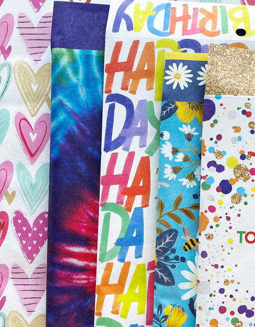 Load image into Gallery viewer, 12 Count Assorted Mix Decorative Foam Padded Mailing Envelopes by Present Paper
