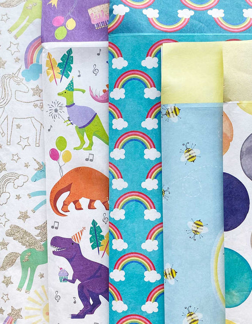 Load image into Gallery viewer, 12 Count Graphic Assorted Mix Decorative Foam Padded Mailing Envelopes by Present Paper
