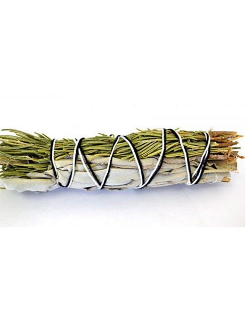 Load image into Gallery viewer, White Sage and Rosemary Smudge Stick 3-4" by OMSutra

