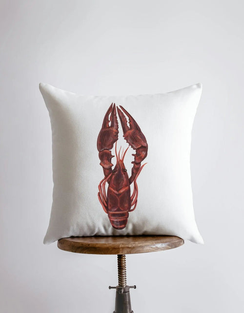 Load image into Gallery viewer, Ocean Lobster | Throw Pillow | Home Decor | Modern Decor | Nautical | Ocean | Gift for Her | Accent Pillow Cover | Beach | Sea by UniikPillows
