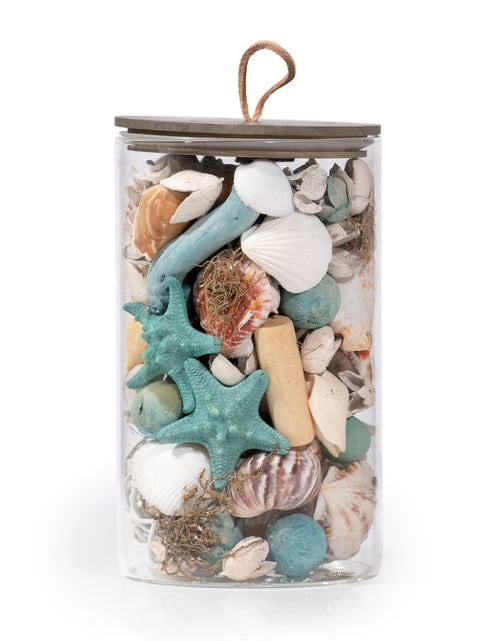 Load image into Gallery viewer, Ocean Plumes Potpourri Jar by Andaluca Home
