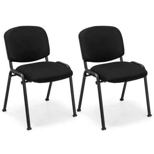 Load image into Gallery viewer, Office Chair with Metal Frame and Padded Cushions for Conference Room-Set of 2
