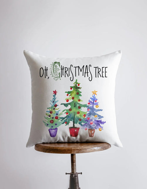 Load image into Gallery viewer, Oh, Christmas Tree | Throw Pillows | Christmas Pillow | Christmas Decor Pillow | Christmas Tree | Best Friend Christmas Gift | New Home Gift by UniikPillows
