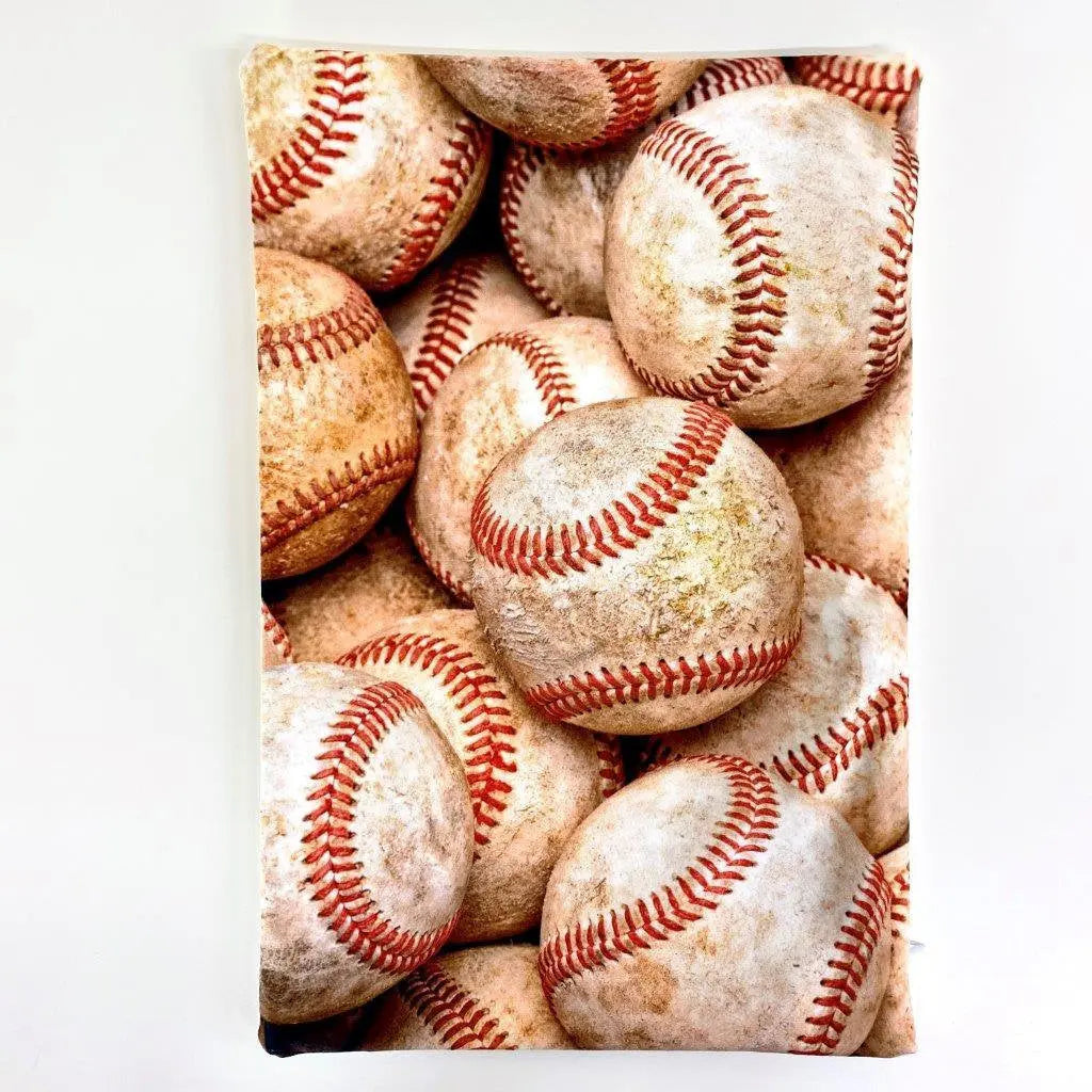 Old Baseballs | 12x18 | Custom Baseballs | Sports | Sports Fabric | Sports Fans | Baseball Gifts | Baseball Gifts for Boys | Teen Room Decor by UniikPillows