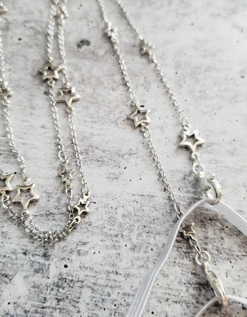 Load image into Gallery viewer, Open Stars Glasses Chain by Salt and Sparkle
