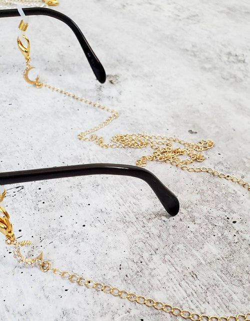 Load image into Gallery viewer, Open Stars Glasses Chain by Salt and Sparkle
