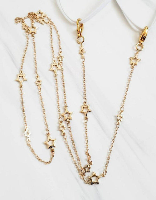 Load image into Gallery viewer, Open Stars Glasses Chain by Salt and Sparkle
