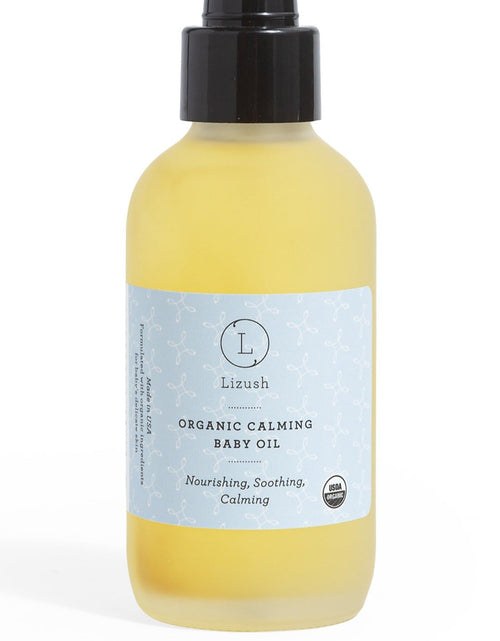 Load image into Gallery viewer, ORGANIC CALMING BABY OIL Nourishing, Soothing, Calming by Lizush
