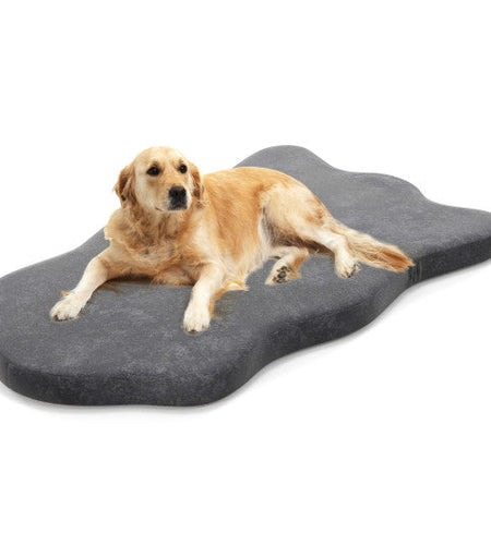 Orthopedic Dog Bed with Memory Foam Support for Large Dogs-Gray