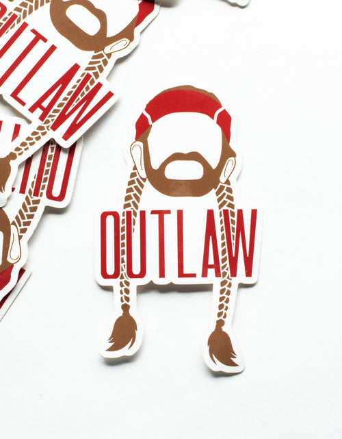 Load image into Gallery viewer, Outlaw Willie Sticker by Music City Creative

