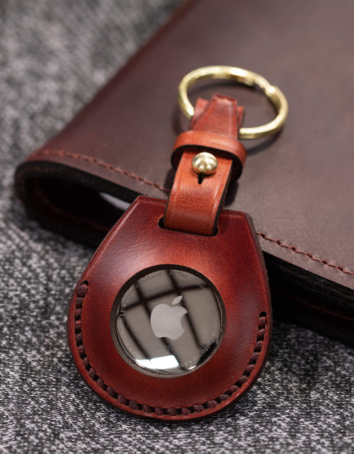 Load image into Gallery viewer, Leather Apple Air Tag Holder by Lifetime Leather Co
