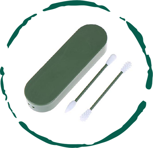 Load image into Gallery viewer, Reusable Silicone Cotton Swab -2 Pack by BeNat
