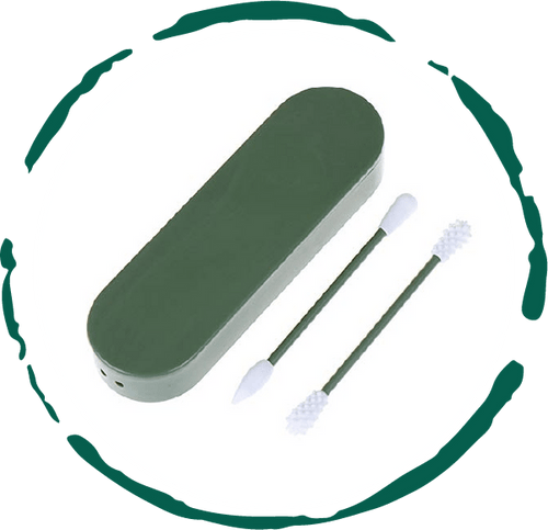 Load image into Gallery viewer, Reusable Silicone Cotton Swab -2 Pack by Choixe

