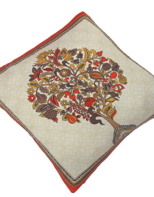 Load image into Gallery viewer, Chelsie Rustic Tree Silk Pillow by Bareens Designer Rugs
